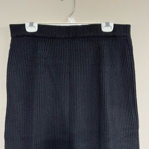 The Organic Cotton Sweater Midi Skirt